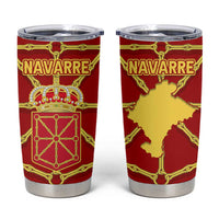 Navarre Flag Tumbler Cup Autonomous Community of Spain - Wonder Print Shop