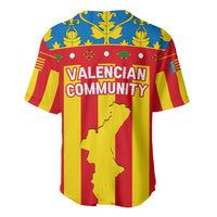 Valencian Community Flag Baseball Jersey Autonomous Community of Spain - Wonder Print Shop
