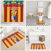 Valencian Community Flag Bathroom Set Autonomous Community of Spain - Wonder Print Shop