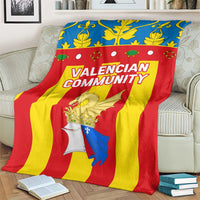 Valencian Community Flag Blanket Autonomous Community of Spain - Wonder Print Shop