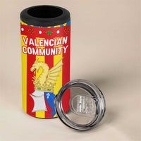 Valencian Community Flag 4 in 1 Can Cooler Tumbler Autonomous Community of Spain - Wonder Print Shop