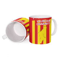 Valencian Community Flag Ceramic Mug Autonomous Community of Spain - Wonder Print Shop