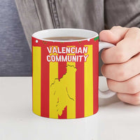 Valencian Community Flag Ceramic Mug Autonomous Community of Spain - Wonder Print Shop