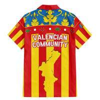 Valencian Community Flag Family Matching Mermaid Dress and Hawaiian Shirt Autonomous Community of Spain - Wonder Print Shop