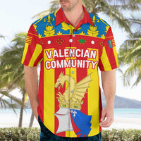 Valencian Community Flag Hawaiian Shirt Autonomous Community of Spain - Wonder Print Shop
