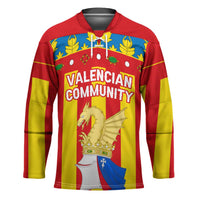 Valencian Community Flag Hockey Jersey Autonomous Community of Spain - Wonder Print Shop