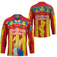 Valencian Community Flag Hockey Jersey Autonomous Community of Spain - Wonder Print Shop
