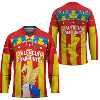 Valencian Community Flag Hockey Jersey Autonomous Community of Spain - Wonder Print Shop