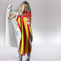 Valencian Community Flag Hooded Blanket Autonomous Community of Spain - Wonder Print Shop