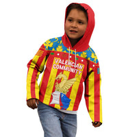 Valencian Community Flag Kid Hoodie Autonomous Community of Spain - Wonder Print Shop