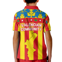 Valencian Community Flag Kid Polo Shirt Autonomous Community of Spain - Wonder Print Shop