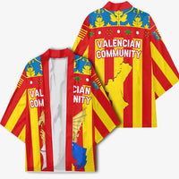 Valencian Community Flag Kimono Autonomous Community of Spain - Wonder Print Shop