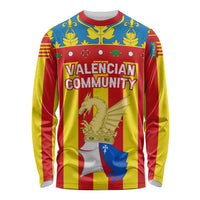 Valencian Community Flag Long Sleeve Shirt Autonomous Community of Spain - Wonder Print Shop
