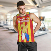 Valencian Community Flag Men Tank Top Autonomous Community of Spain - Wonder Print Shop