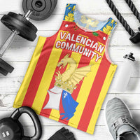 Valencian Community Flag Men Tank Top Autonomous Community of Spain - Wonder Print Shop