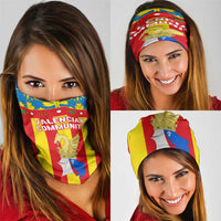 Valencian Community Flag Neck Gaiter Autonomous Community of Spain - Wonder Print Shop