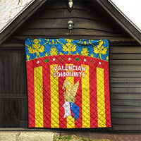 Valencian Community Flag Quilt Autonomous Community of Spain - Wonder Print Shop