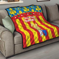 Valencian Community Flag Quilt Autonomous Community of Spain - Wonder Print Shop