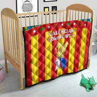 Valencian Community Flag Quilt Autonomous Community of Spain - Wonder Print Shop