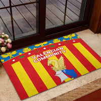 Valencian Community Flag Rubber Doormat Autonomous Community of Spain - Wonder Print Shop