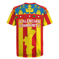 Valencian Community Flag Rugby Jersey Autonomous Community of Spain - Wonder Print Shop