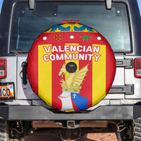 Valencian Community Flag Spare Tire Cover Autonomous Community of Spain - Wonder Print Shop