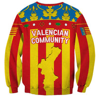 Valencian Community Flag Sweatshirt Autonomous Community of Spain - Wonder Print Shop