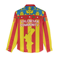 Valencian Community Flag Women Casual Shirt Autonomous Community of Spain - Wonder Print Shop