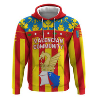 Valencian Community Flag Zip Hoodie Autonomous Community of Spain - Wonder Print Shop