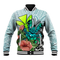Polynesian Hawaii Baseball Jacket Kanaka with Crab Tribal tattoo - Wonder Print Shop