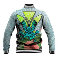 Polynesian Hawaii Baseball Jacket Kanaka with Crab Tribal tattoo - Wonder Print Shop