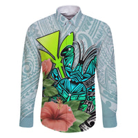 Polynesian Hawaii Family Matching Puletasi Dress and Hawaiian Shirt Kanaka with Crab Tribal tattoo - Wonder Print Shop