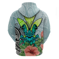 Polynesian Hawaii Hoodie Kanaka with Crab Tribal tattoo - Wonder Print Shop