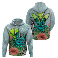 Polynesian Hawaii Hoodie Kanaka with Crab Tribal tattoo - Wonder Print Shop