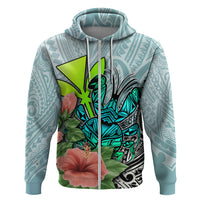 Polynesian Hawaii Hoodie Kanaka with Crab Tribal tattoo - Wonder Print Shop