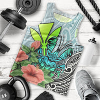 Polynesian Hawaii Men Tank Top Kanaka with Crab Tribal tattoo - Wonder Print Shop