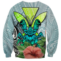Polynesian Hawaii Sweatshirt Kanaka with Crab Tribal tattoo - Wonder Print Shop