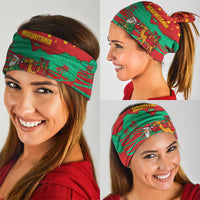 Mauritania Christmas Neck Gaiter with Santa Claus Camel Gift Boxes Starry Sky and Desert Pattern Design - Wonder Print Shop