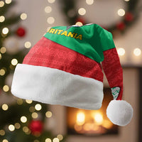 Mauritania Christmas Santa Hat with Santa Sharks Festive Fish Pattern and Red Green Holiday Design - Wonder Print Shop