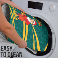 Sri Lanka Christmas Bathroom Set with Santa Claus Rooster Festive Pattern and National Flag Design - Wonder Print Shop