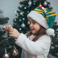 Sri Lanka Christmas Santa Hat with Santa Claus Rooster Festive Pattern and National Flag Design - Wonder Print Shop