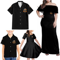 Of Course I'm Going To Hell Skull Pumpkin Halloween Family Matching Off Shoulder Maxi Dress and Hawaiian Shirt - Wonder Print Shop
