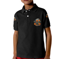 Of Course I'm Going To Hell Skull Pumpkin Halloween Kid Polo Shirt - Wonder Print Shop
