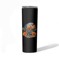 Of Course I'm Going To Hell Skull Pumpkin Halloween Skinny Tumbler - Wonder Print Shop