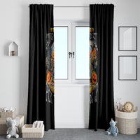 Of Course I'm Going To Hell Skull Pumpkin Halloween Window Curtain - Wonder Print Shop