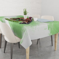 On The Naughty List Skull Christmas Tablecloth - Wonder Print Shop