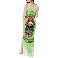 On The Naughty List Skull Christmas Tank Maxi Dress - Wonder Print Shop