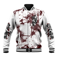 Love Me Like My Demons Do Skull Baseball Jacket - Wonder Print Shop