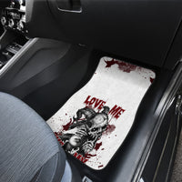 Love Me Like My Demons Do Skull Car Mats - Wonder Print Shop