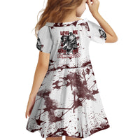 Love Me Like My Demons Do Skull Family Matching Long Sleeve Bodycon Dress and Hawaiian Shirt - Wonder Print Shop